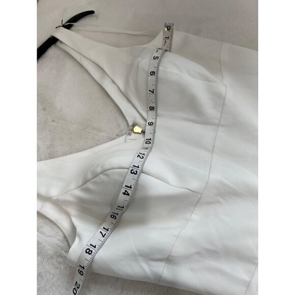 NWOT w/Defect IEENA FOR MAC DUGGAL Size 6 Empire Waist Ballgown White MSRP$398 - Picture 7 of 16